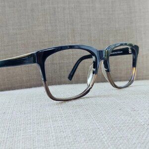 Warby Parker Eyeglasses Frame BARKLEY 125 53[]18 142 Unisex Glasses Black/Brown